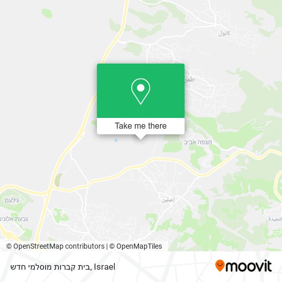 בית קברות מוסלמי חדש map