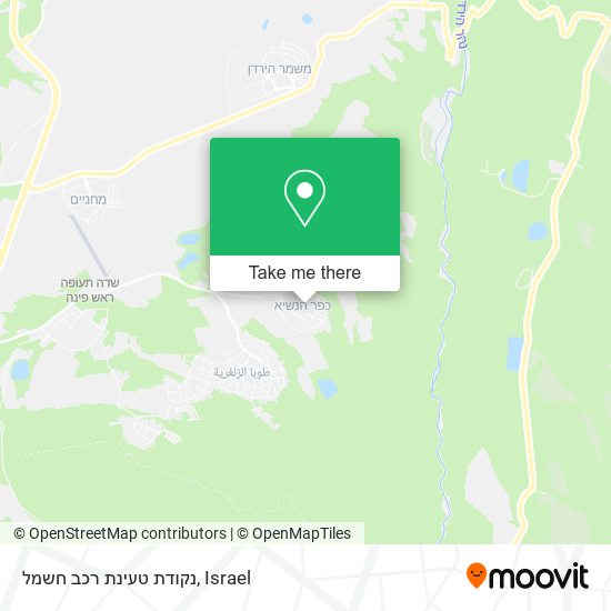 נקודת טעינת רכב חשמל map