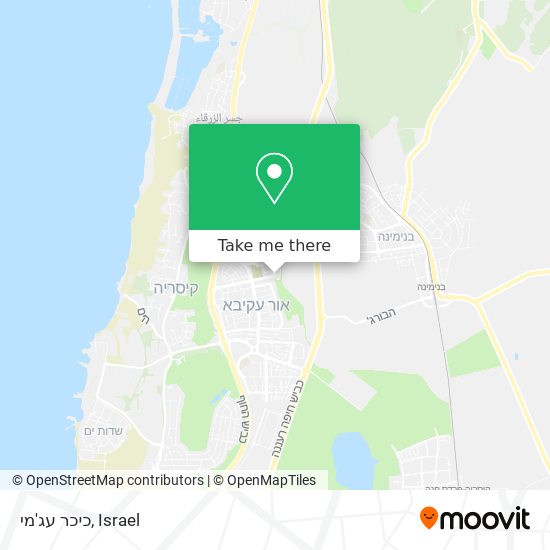 Карта כיכר עג'מי