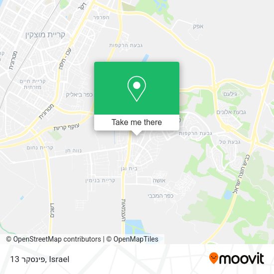 Карта פינסקר 13