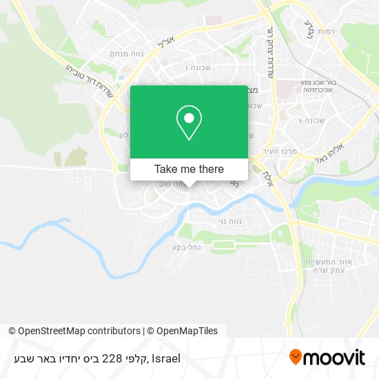 קלפי 228 ביס יחדיו באר שבע map