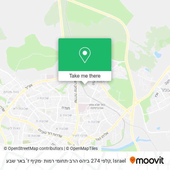 Карта קלפי 274 ביהס הרב-תחומי רמות -מקיף ז' באר שבע