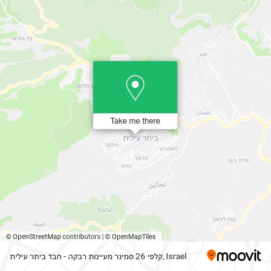 Карта קלפי 26 סמינר מעיינות רבקה - חבד ביתר עילית