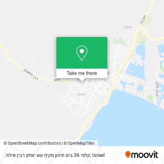 קלפי 36 ביס תיכון מקיף עש יצחק רבין אילת map
