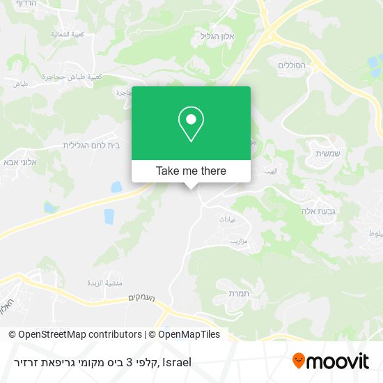 קלפי 3 ביס מקומי גריפאת זרזיר map