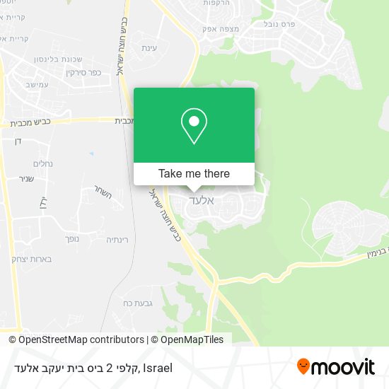 Карта קלפי 2 ביס בית יעקב אלעד