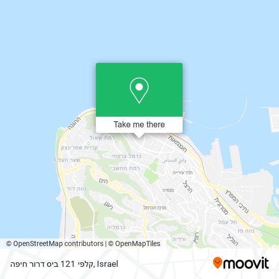 קלפי 121 ביס דרור חיפה map