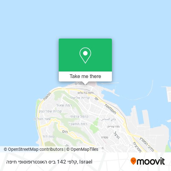 קלפי 142 ביס האונטרופוסופי חיפה map
