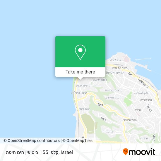 Карта קלפי 155 ביס עין הים חיפה
