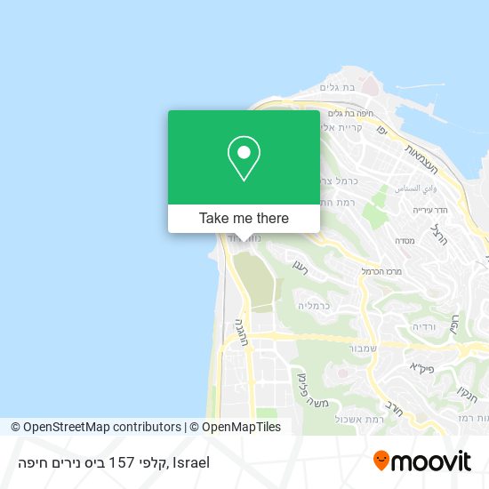 Карта קלפי 157 ביס נירים חיפה