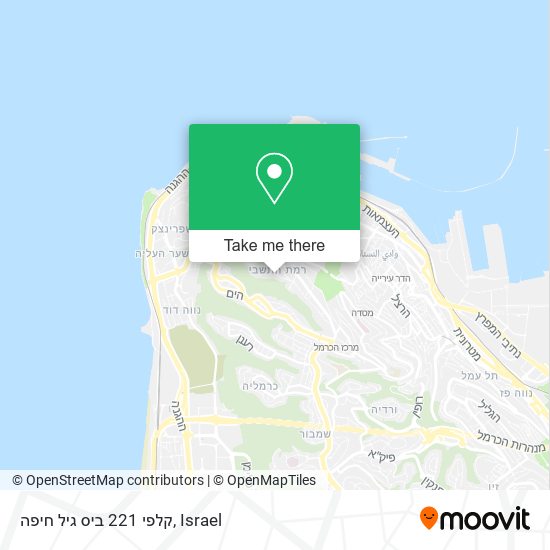 קלפי 221 ביס גיל חיפה map