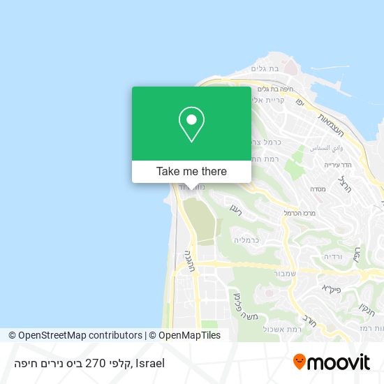 Карта קלפי 270 ביס נירים חיפה