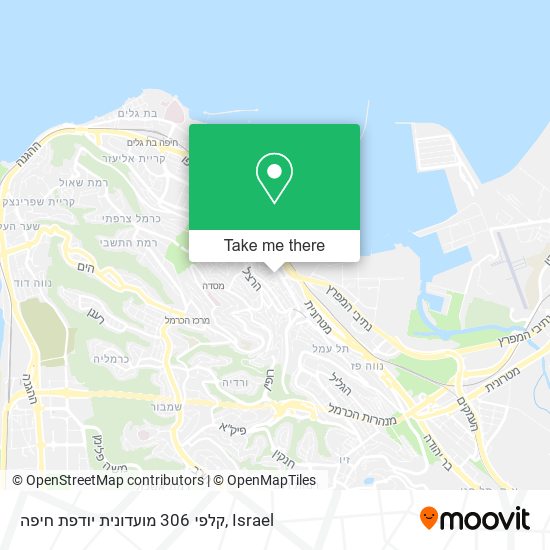 Карта קלפי 306 מועדונית יודפת חיפה