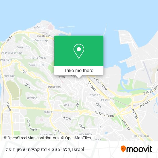 קלפי 335 מרכז קהילתי עציון חיפה map