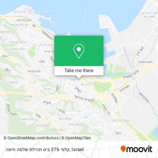 קלפי 376 ביס תהילת שלמה חיפה map