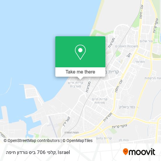 Карта קלפי 706 ביס גורדון חיפה