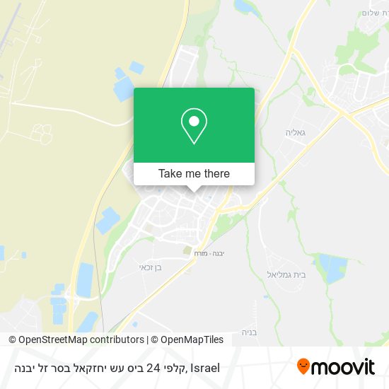 קלפי 24 ביס עש יחזקאל בסר זל יבנה map