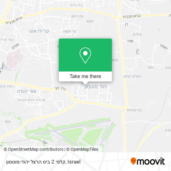 קלפי 2 ביס הרצל יהוד-מונוסון map