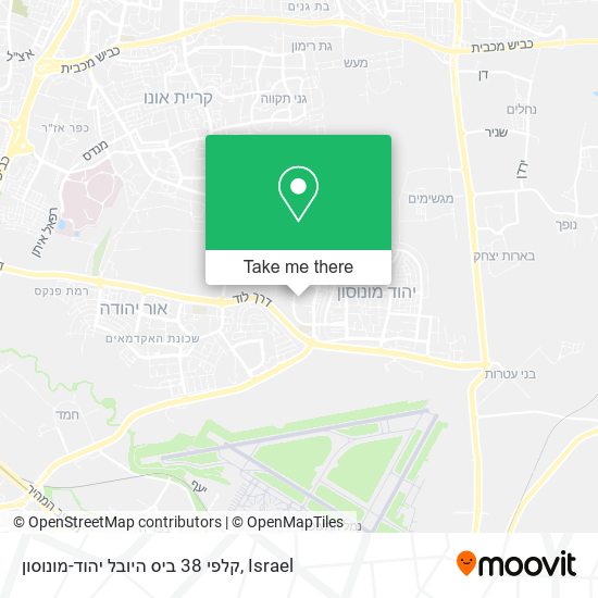 קלפי 38 ביס היובל יהוד-מונוסון map