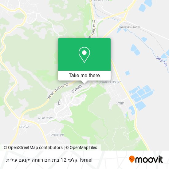 קלפי 12 בית חם רווחה יקנעם עילית map