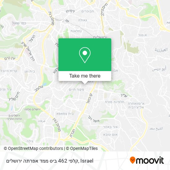 קלפי 462 ביס ממד אפרתה ירושלים map