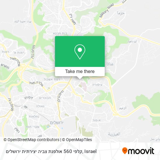 קלפי 560 אולפנת צביה יצירתית ירושלים map