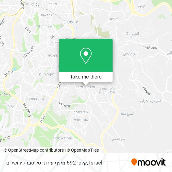 קלפי 592 מקיף עירוני סליסברג ירושלים map
