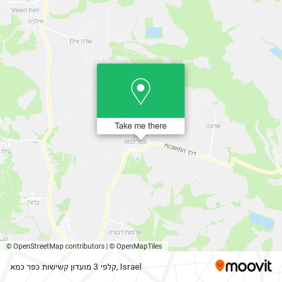 קלפי 3 מועדון קשישות כפר כמא map