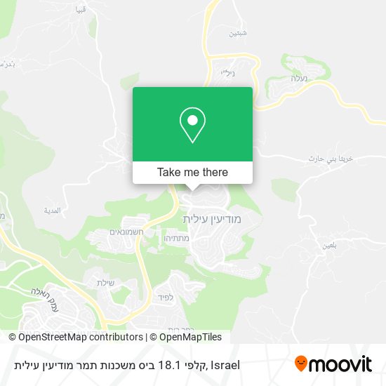 קלפי 18.1 ביס משכנות תמר מודיעין עילית map