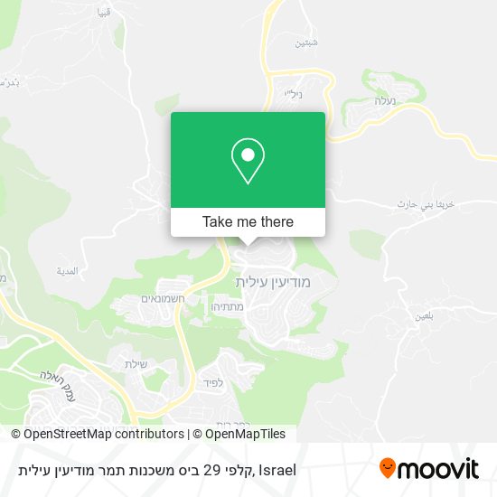 קלפי 29 ביס משכנות תמר מודיעין עילית map