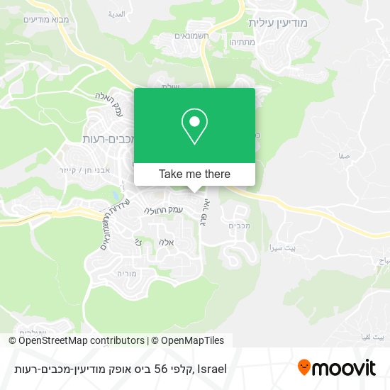 קלפי 56 ביס אופק מודיעין-מכבים-רעות map