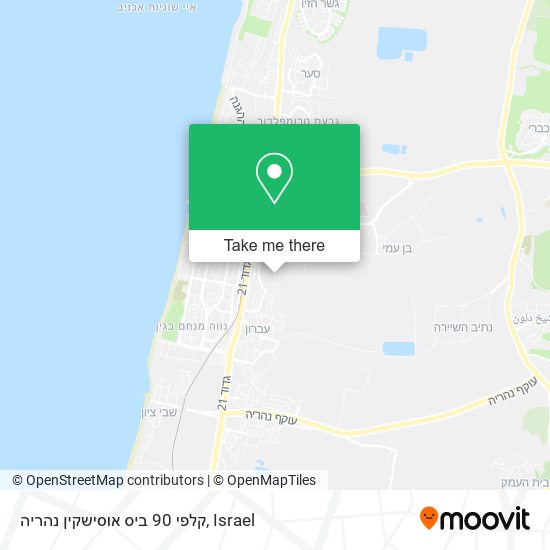 קלפי 90 ביס אוסישקין נהריה map