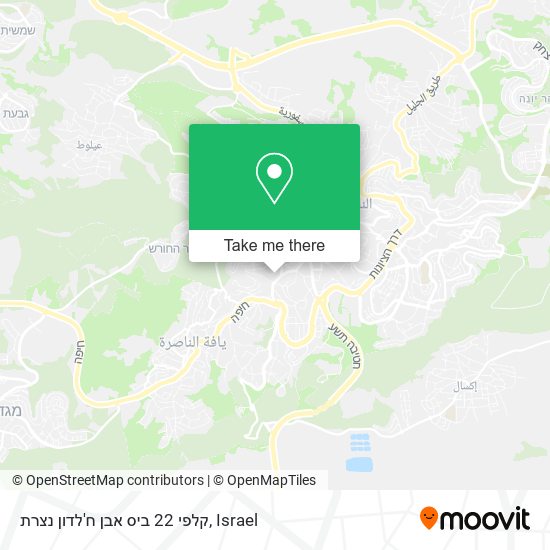 קלפי 22 ביס אבן ח'לדון נצרת map