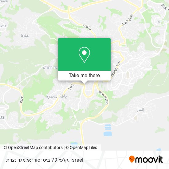 קלפי 79 ביס יסודי אלמגד נצרת map