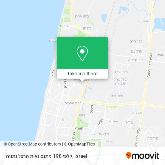 קלפי 198 מתנס נאות הרצל נתניה map