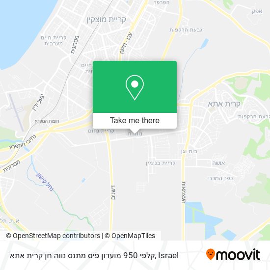 קלפי 950 מועדון פיס מתנס נווה חן קרית אתא map