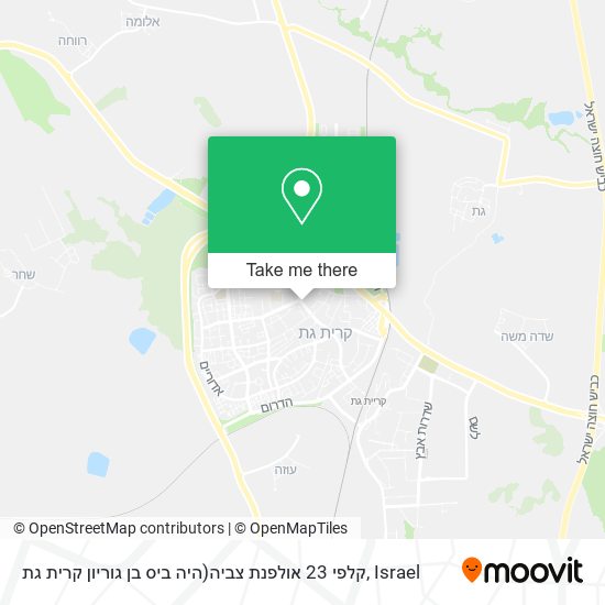 קלפי 23 אולפנת צביה map