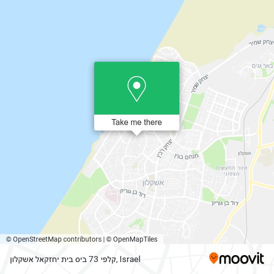 Карта קלפי 73 ביס בית יחזקאל אשקלון
