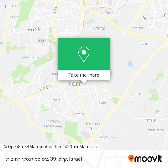 קלפי 39 ביס סמילנסקי רחובות map