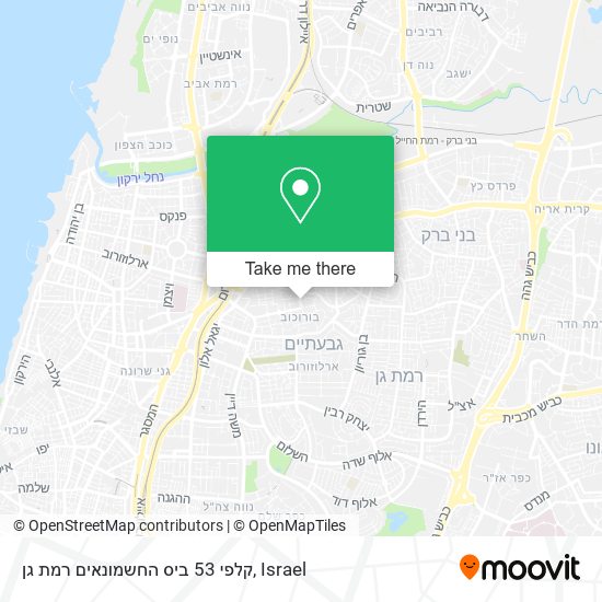 Карта קלפי 53 ביס החשמונאים רמת גן