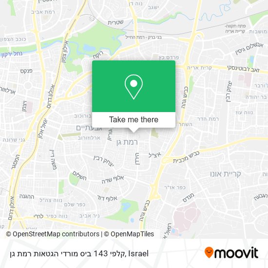 Карта קלפי 143 ביס מורדי הגטאות רמת גן