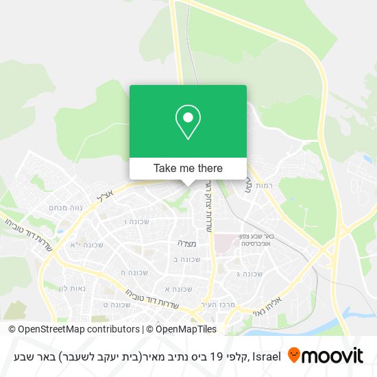 קלפי 19 ביס נתיב מאיר(בית יעקב לשעבר) באר שבע map