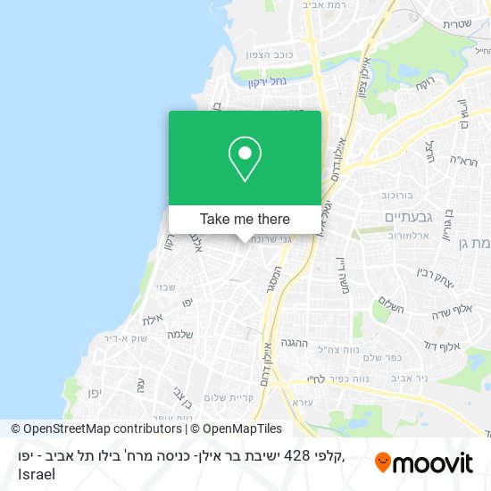 קלפי 428 ישיבת בר אילן- כניסה מרח' בילו תל אביב - יפו map