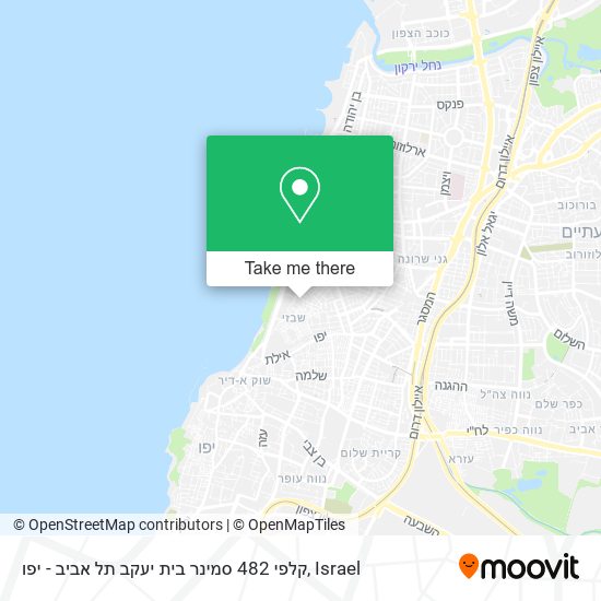 קלפי 482 סמינר בית יעקב תל אביב - יפו map