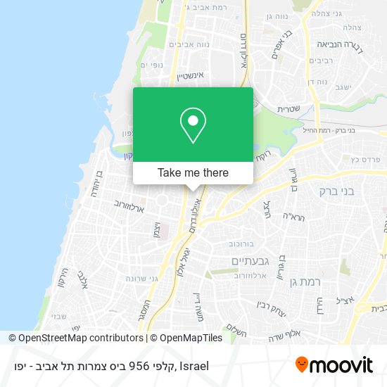 קלפי 956 ביס צמרות תל אביב - יפו map