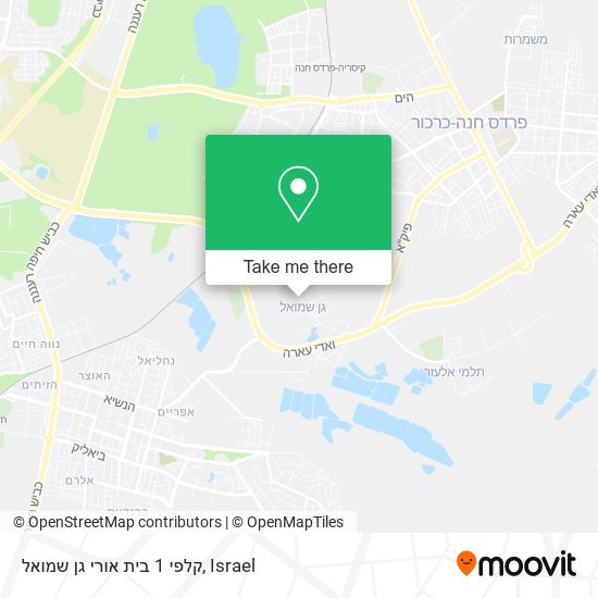 קלפי 1 בית אורי גן שמואל map