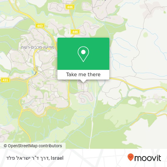 דרך ד"ר ישראל פלד map
