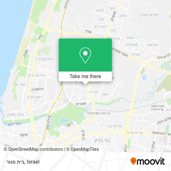 Карта בית מגור