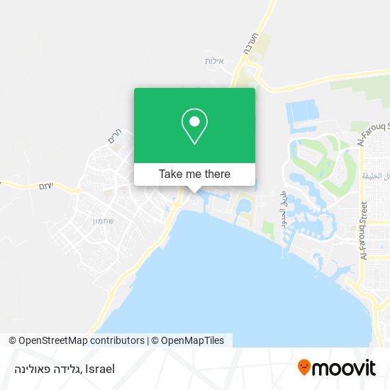 גלידה פאולינה map