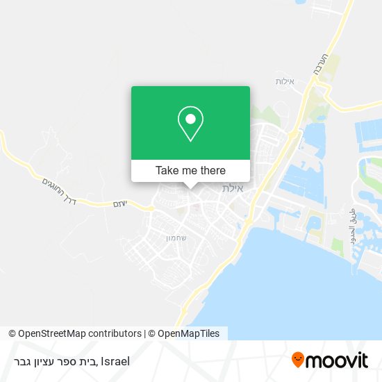 בית ספר עציון גבר map
